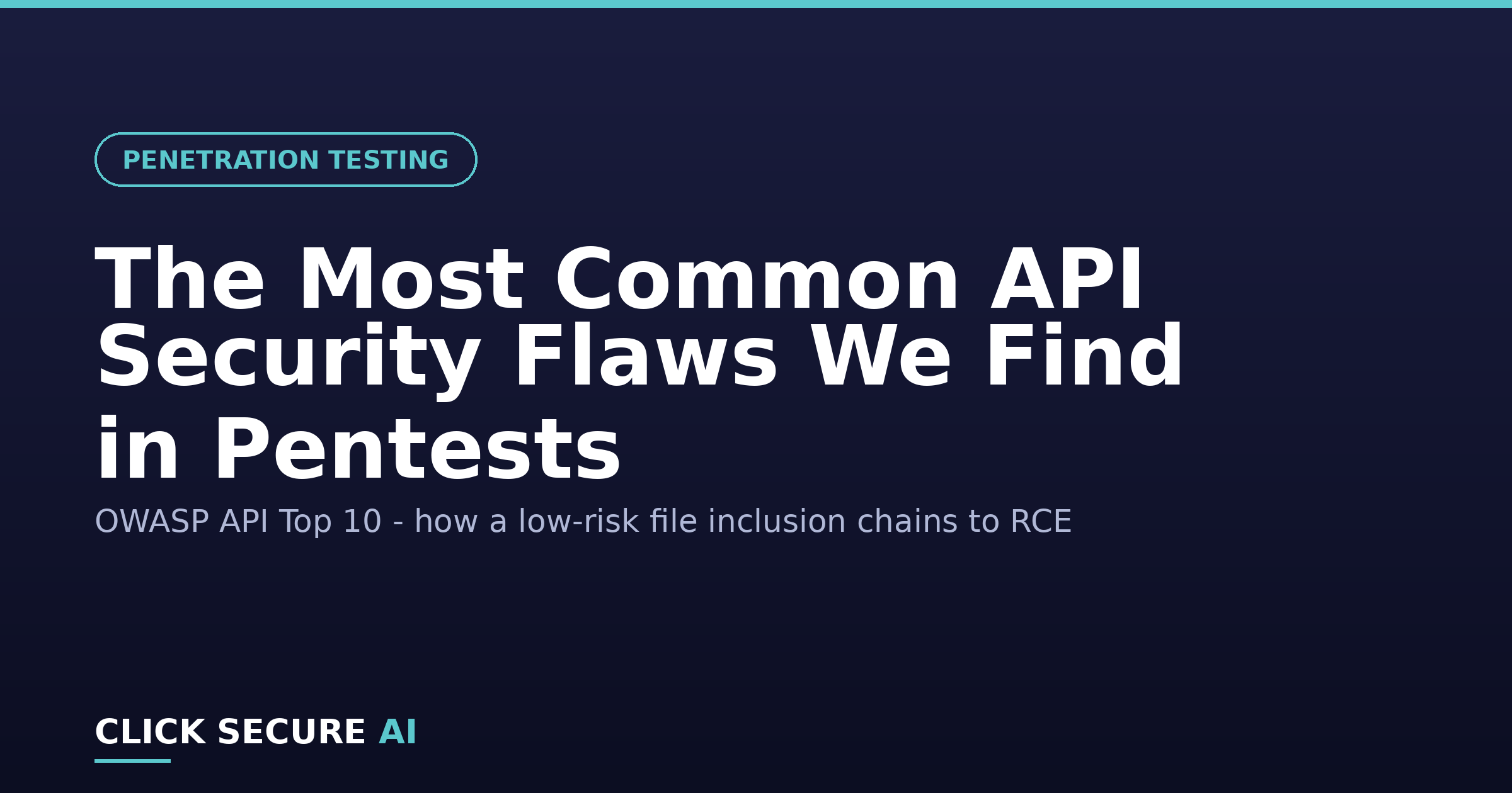 The Most Common API Security Flaws We Find in Pentests